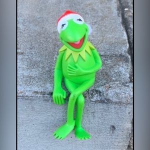 Vintage Hallmark Muppets Kermit the frog stocking holder